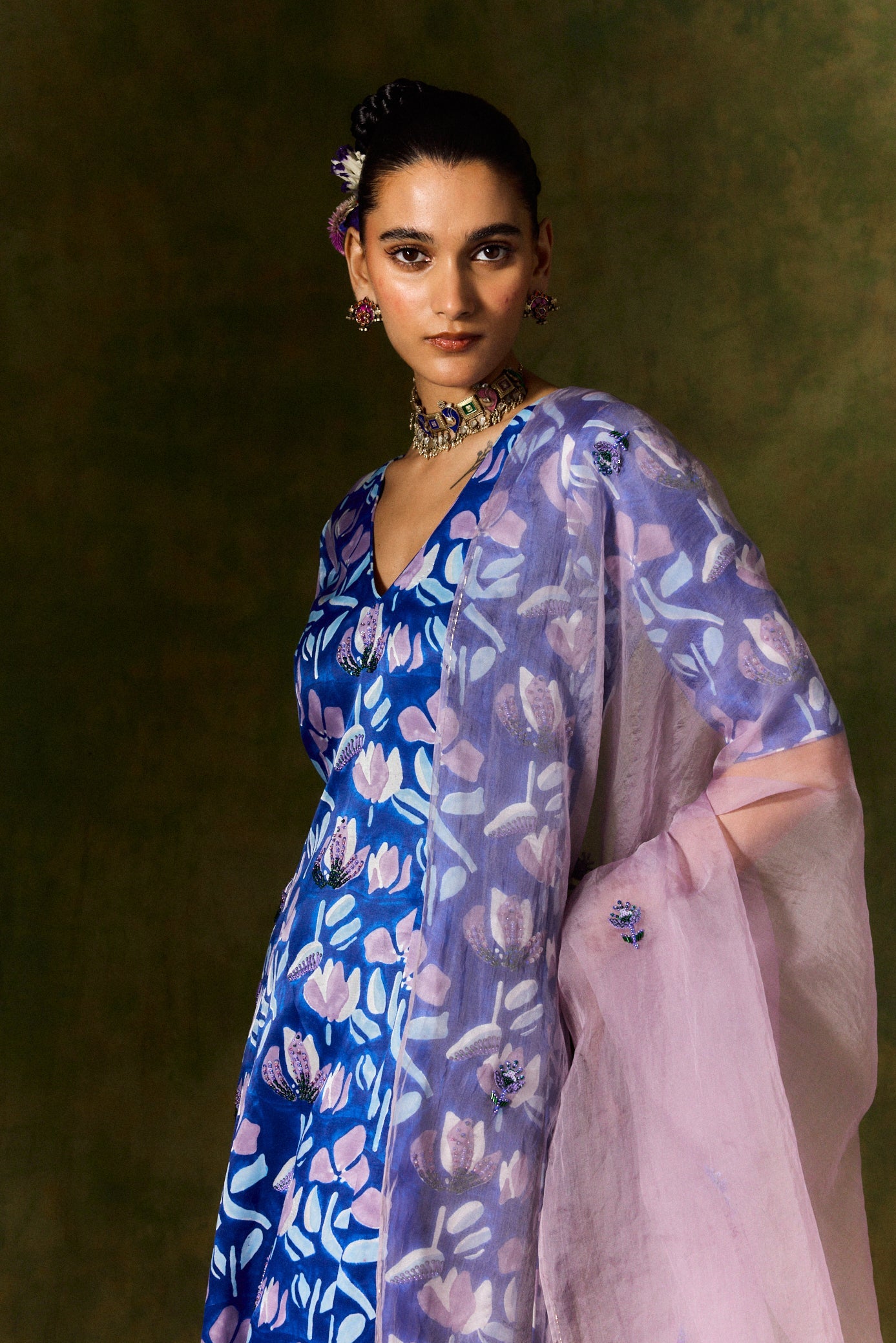 Neelam Organza Silk Dupatta