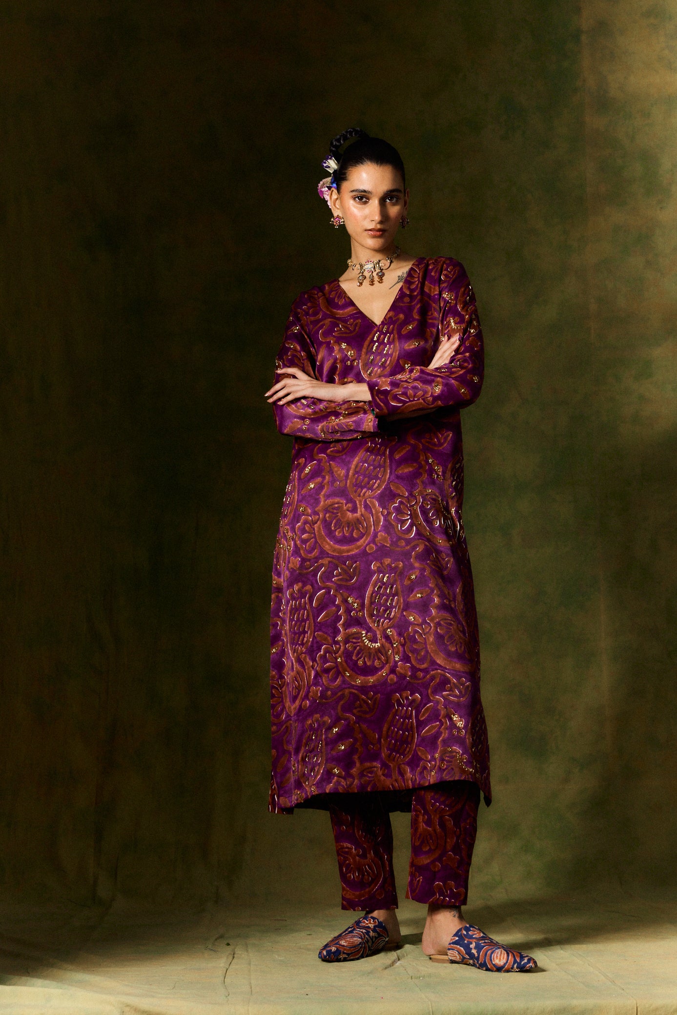 Saanjh Silk Kurta Set