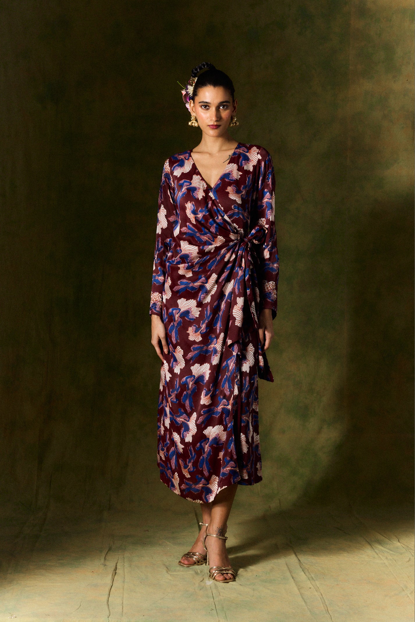 Meher Silk Wrap Dress