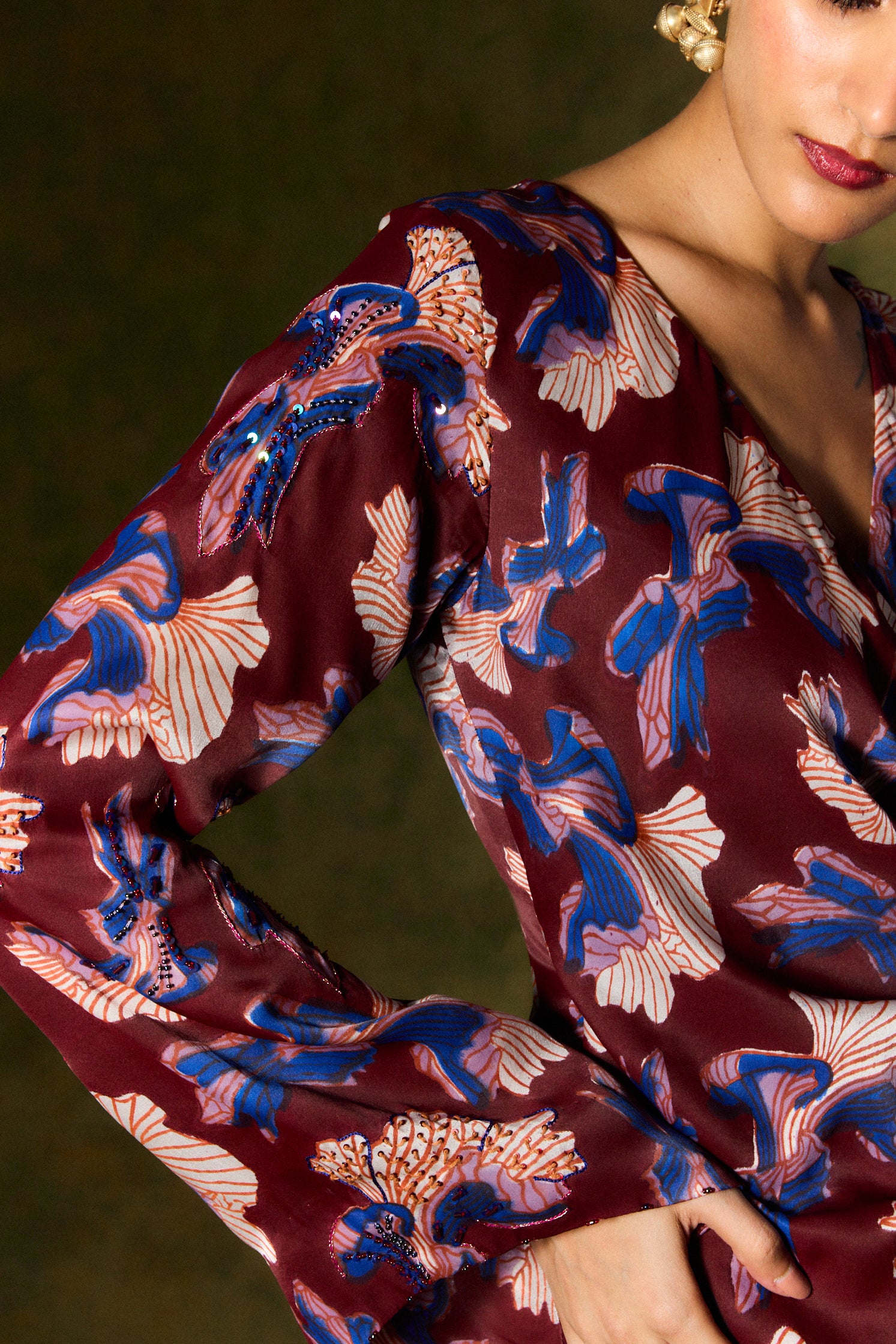 Meher Silk Wrap Dress