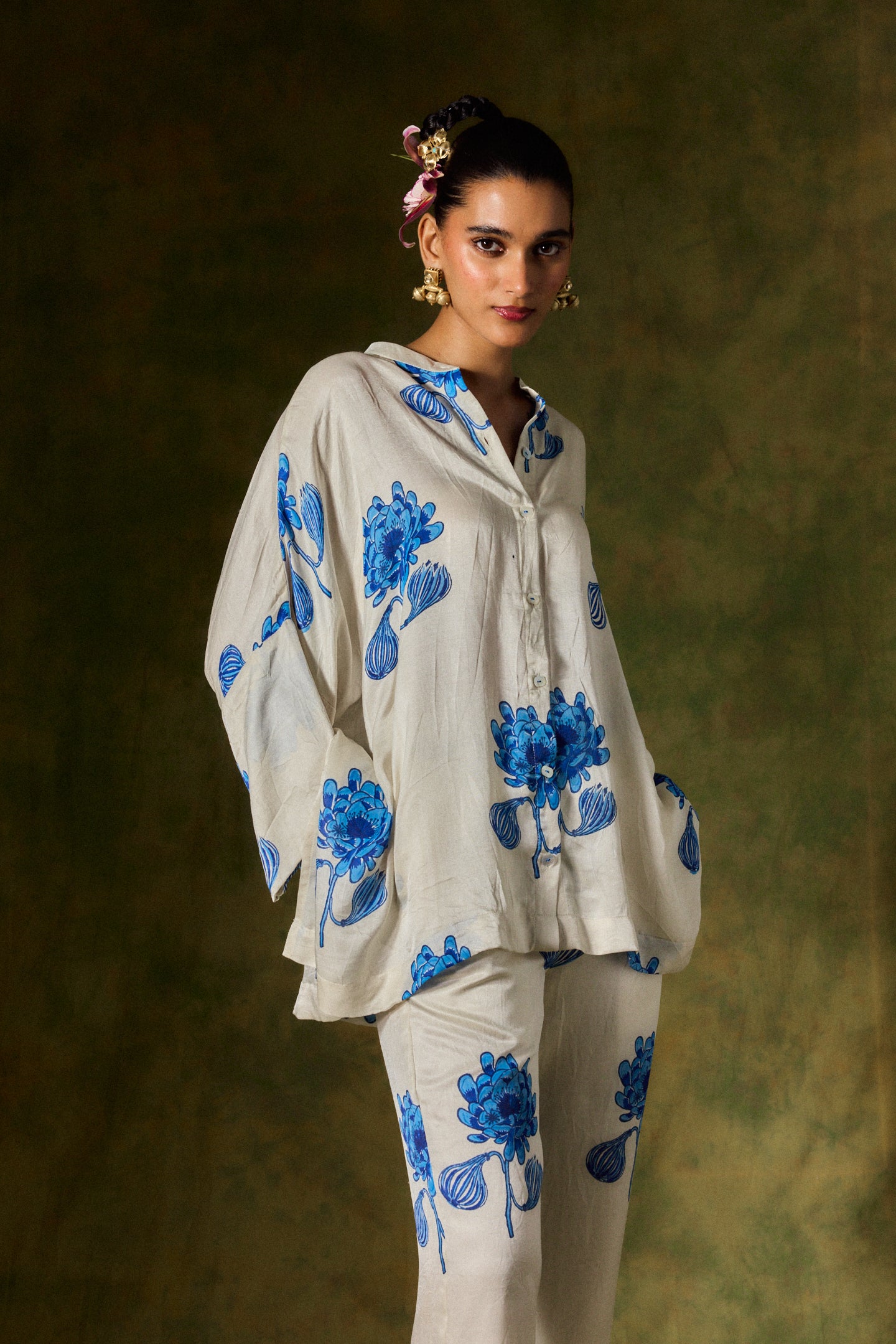Fizah Silk Short Kurta
