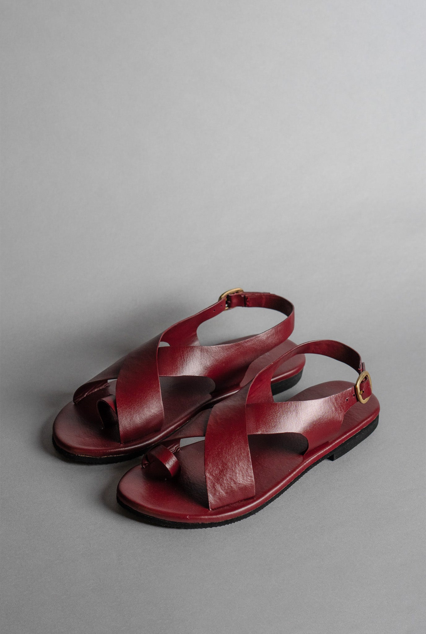 Crossover - Strap Leather Women's Sandals