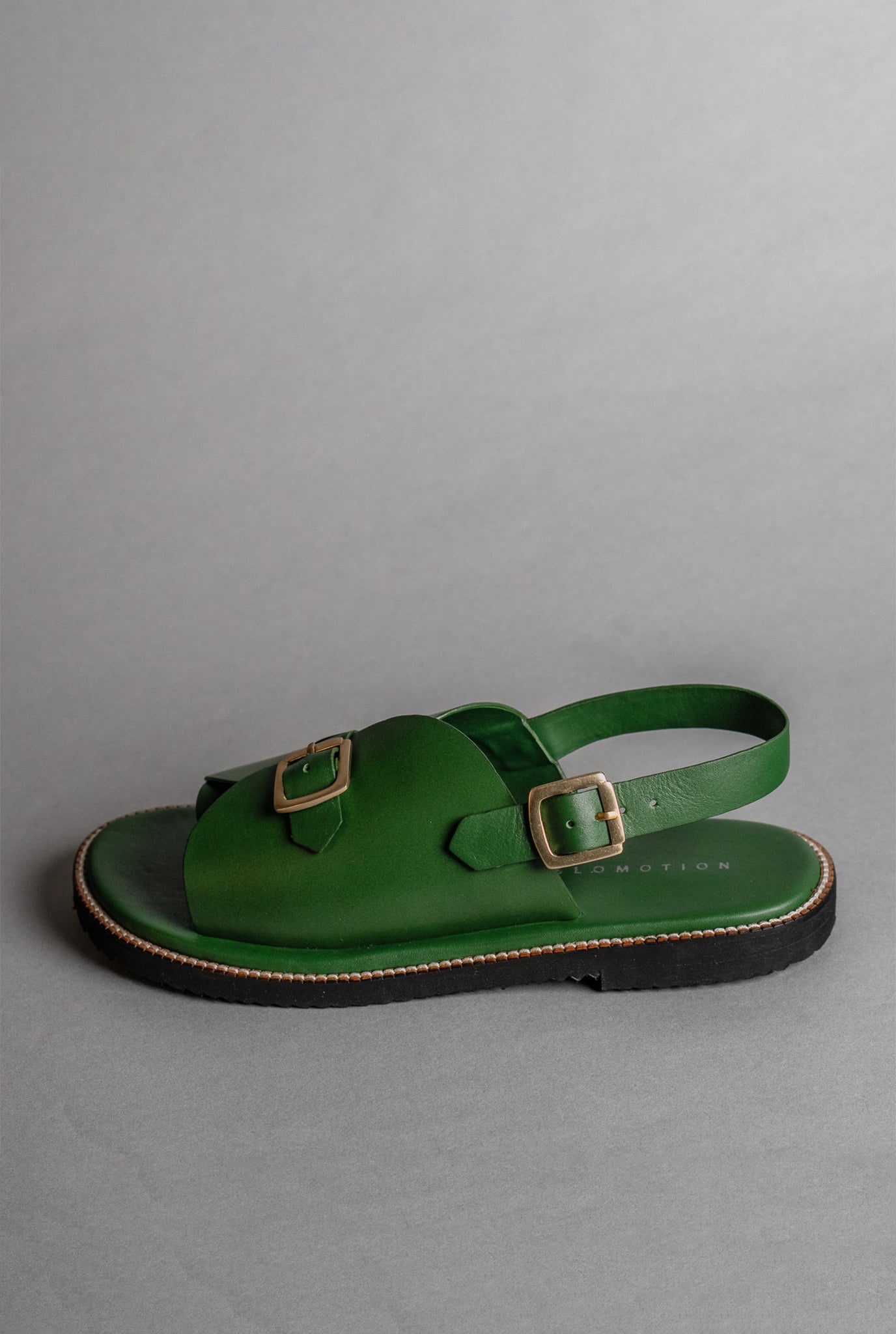 Envelope Welt Sandals Single Buckle