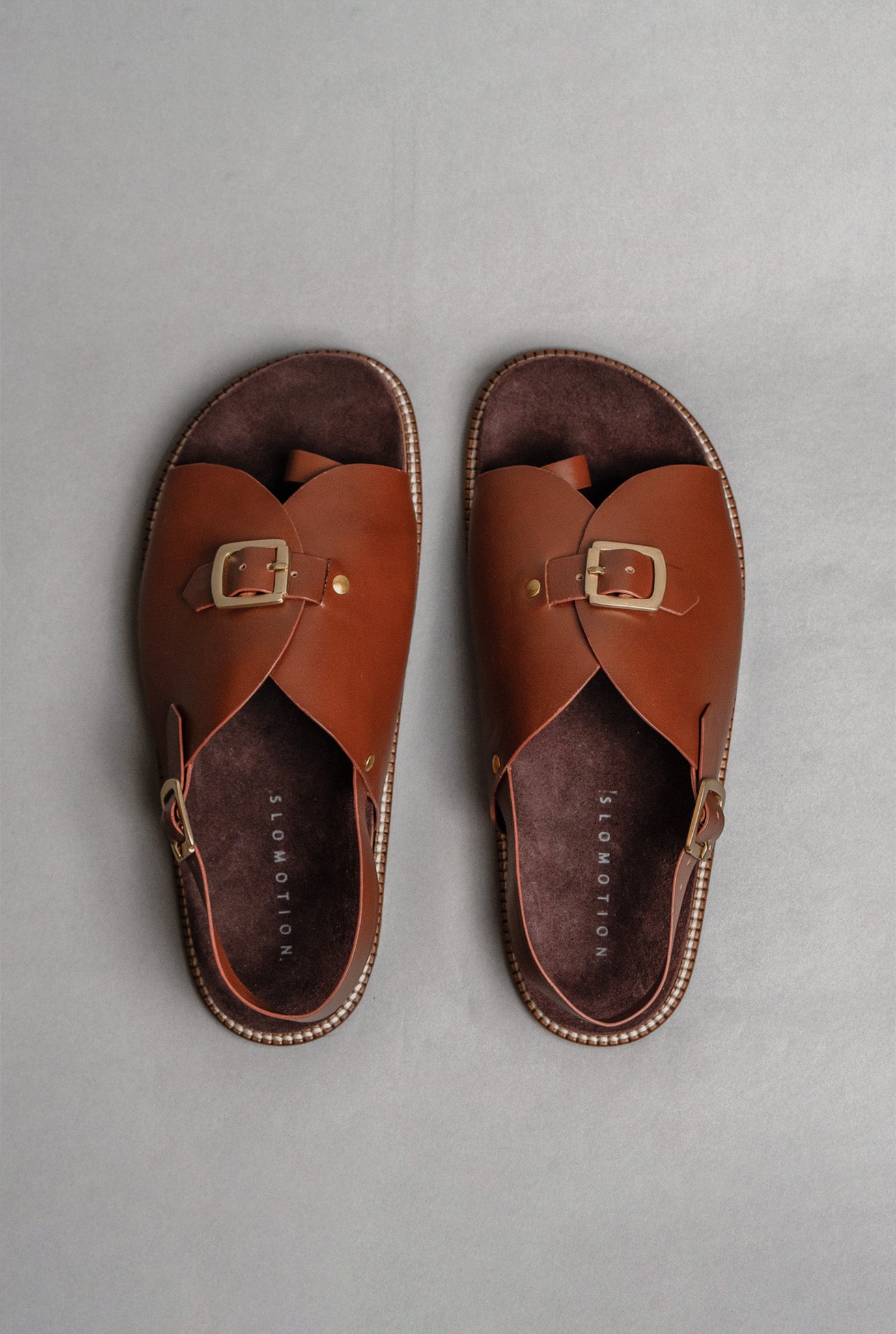 Envelope Cork Sandals Single Buckle