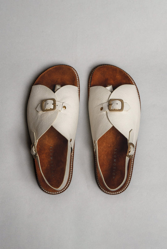 Envelope Cork Sandals Single Buckle