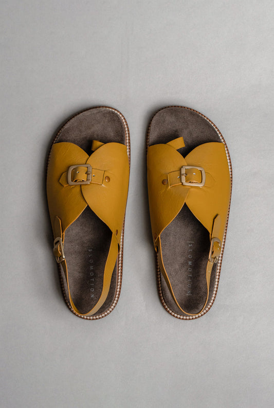 Envelope Cork Sandals Single Buckle