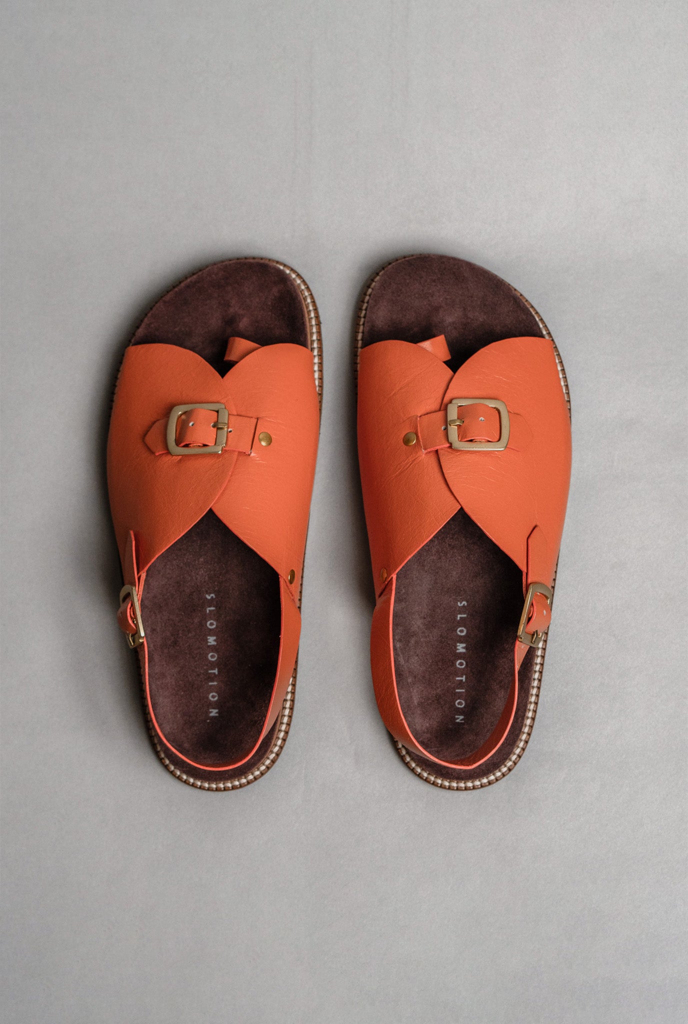 Envelope Cork Sandals Single Buckle
