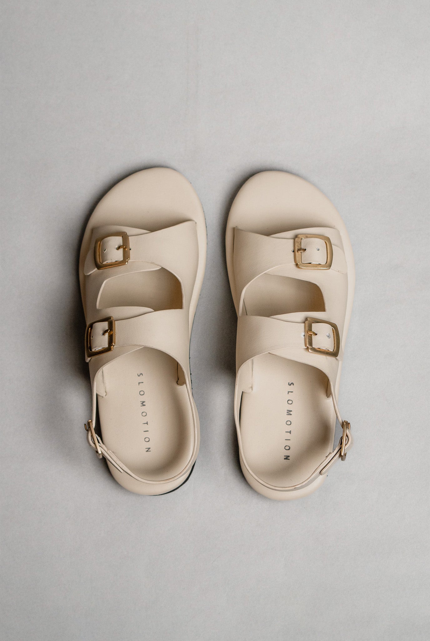 Classic Two Strap Leather Sandals