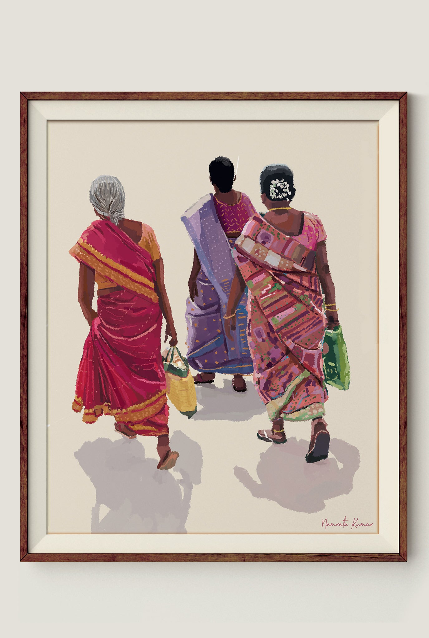 WOMEN OF HAMPI ART PRINT