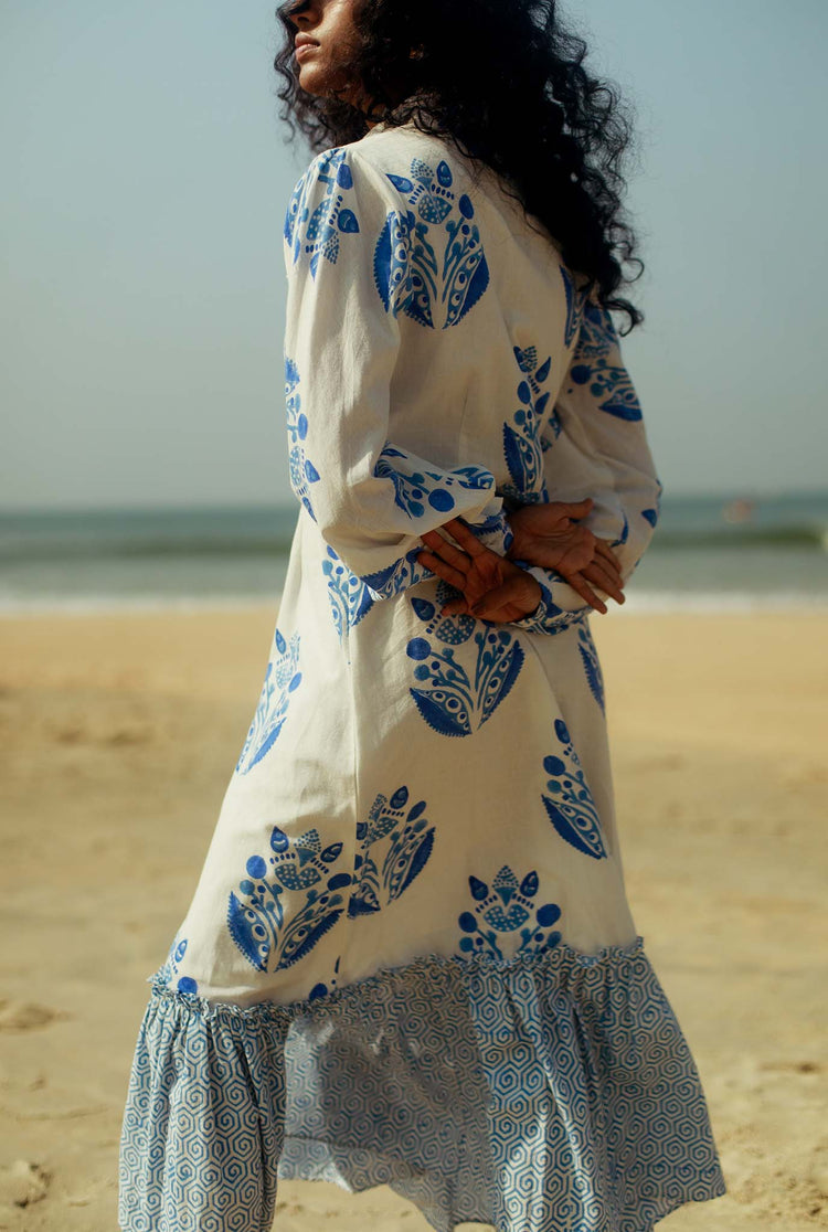 sustainable-handmade-handcrafted-jodi-thejodilife-blue-block-printed-white-summer-shirt-dress
