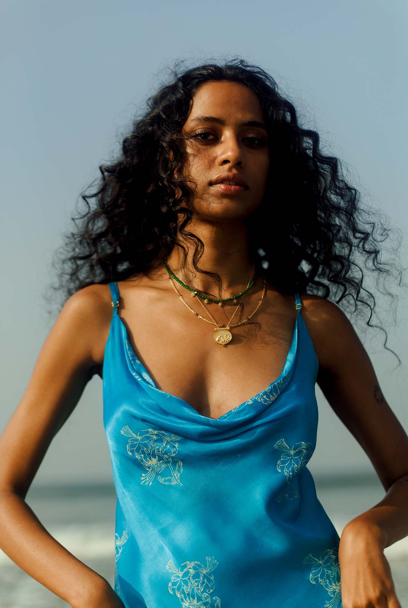 the-jodi-life-slip-dress-summer-quepem-travel-blue-silk-cotton-sustainable-handmade-block-printed
