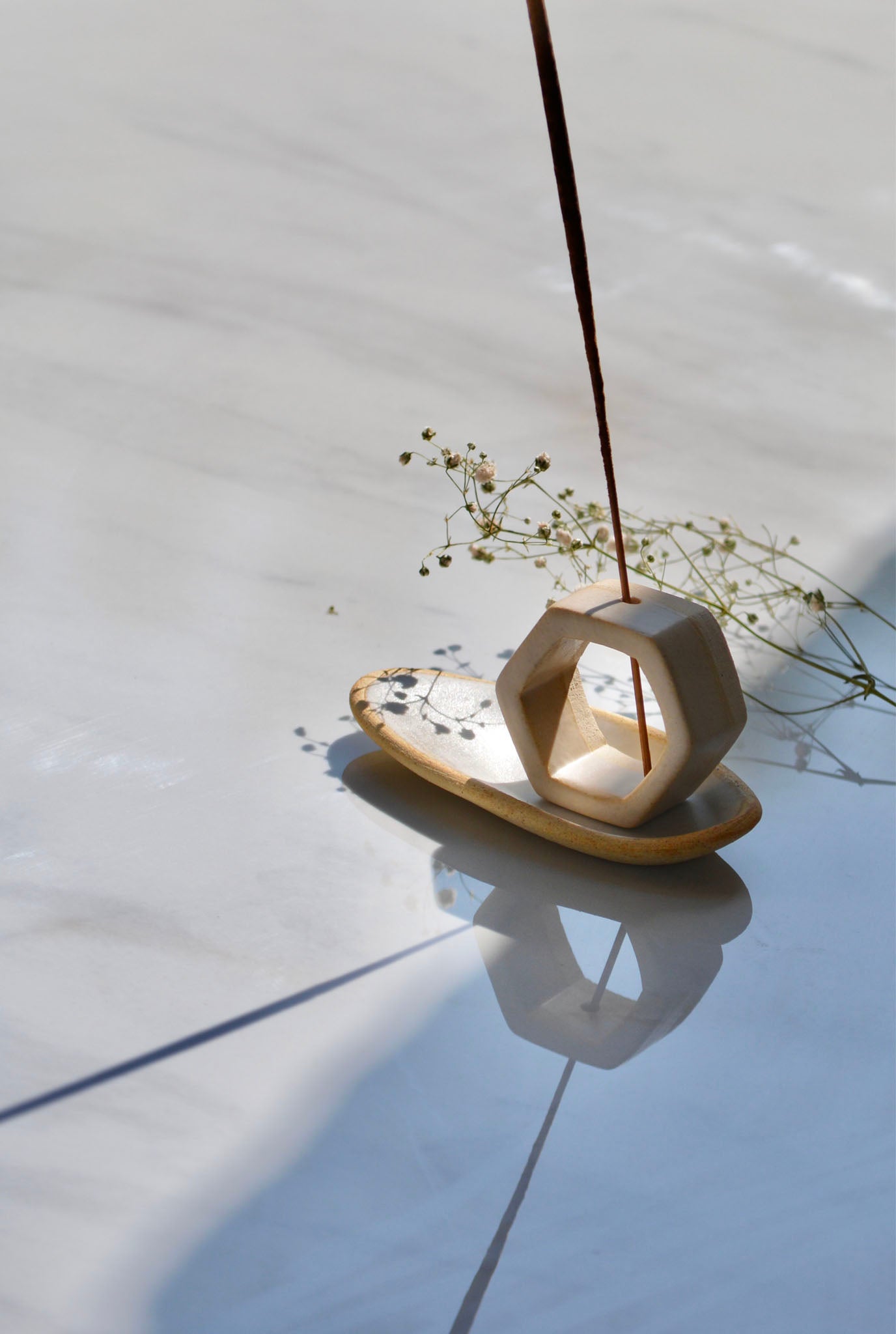 HEX & DISH INCENSE HOLDER