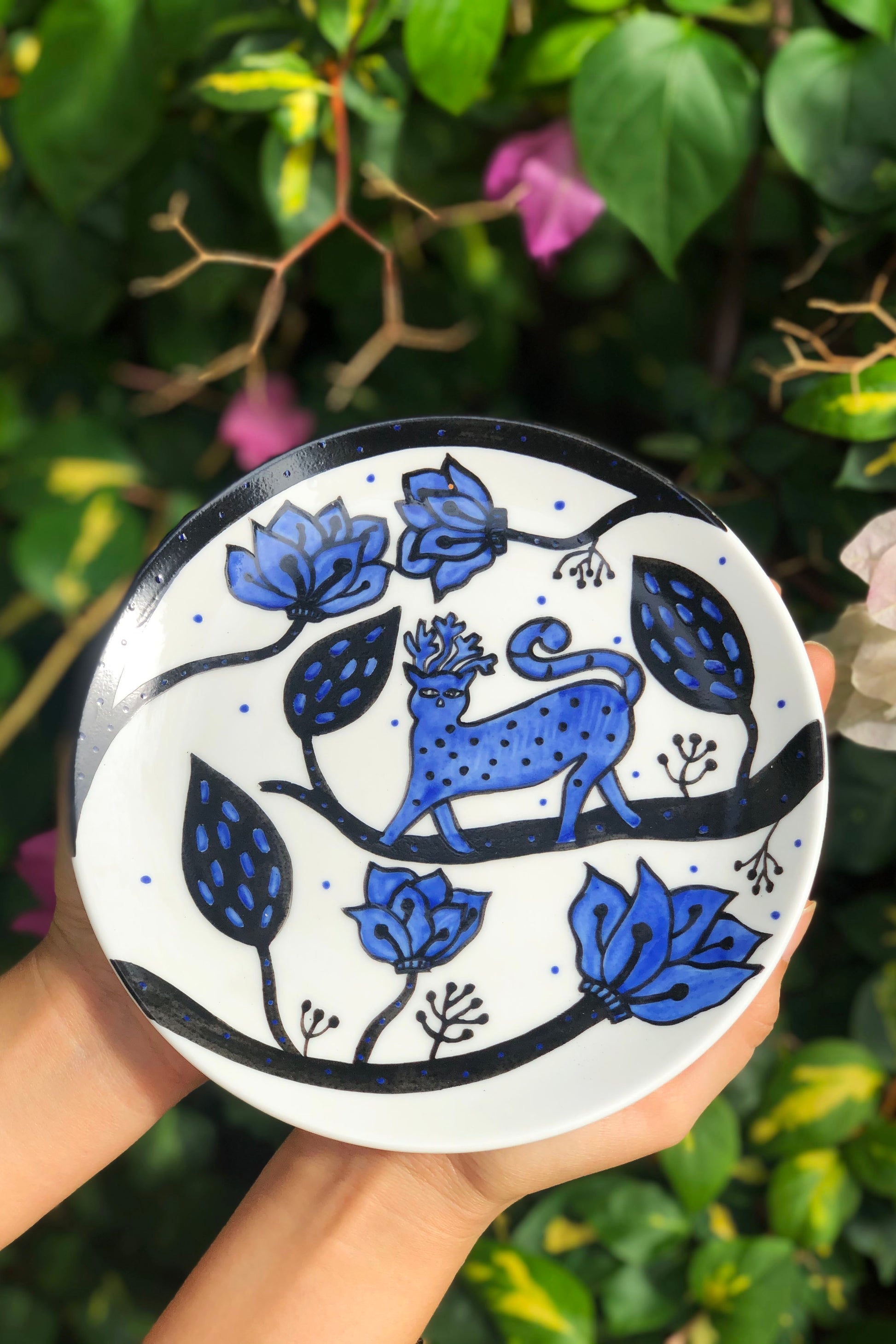 jodi-plates-handpainted-ceramics-quarter plate