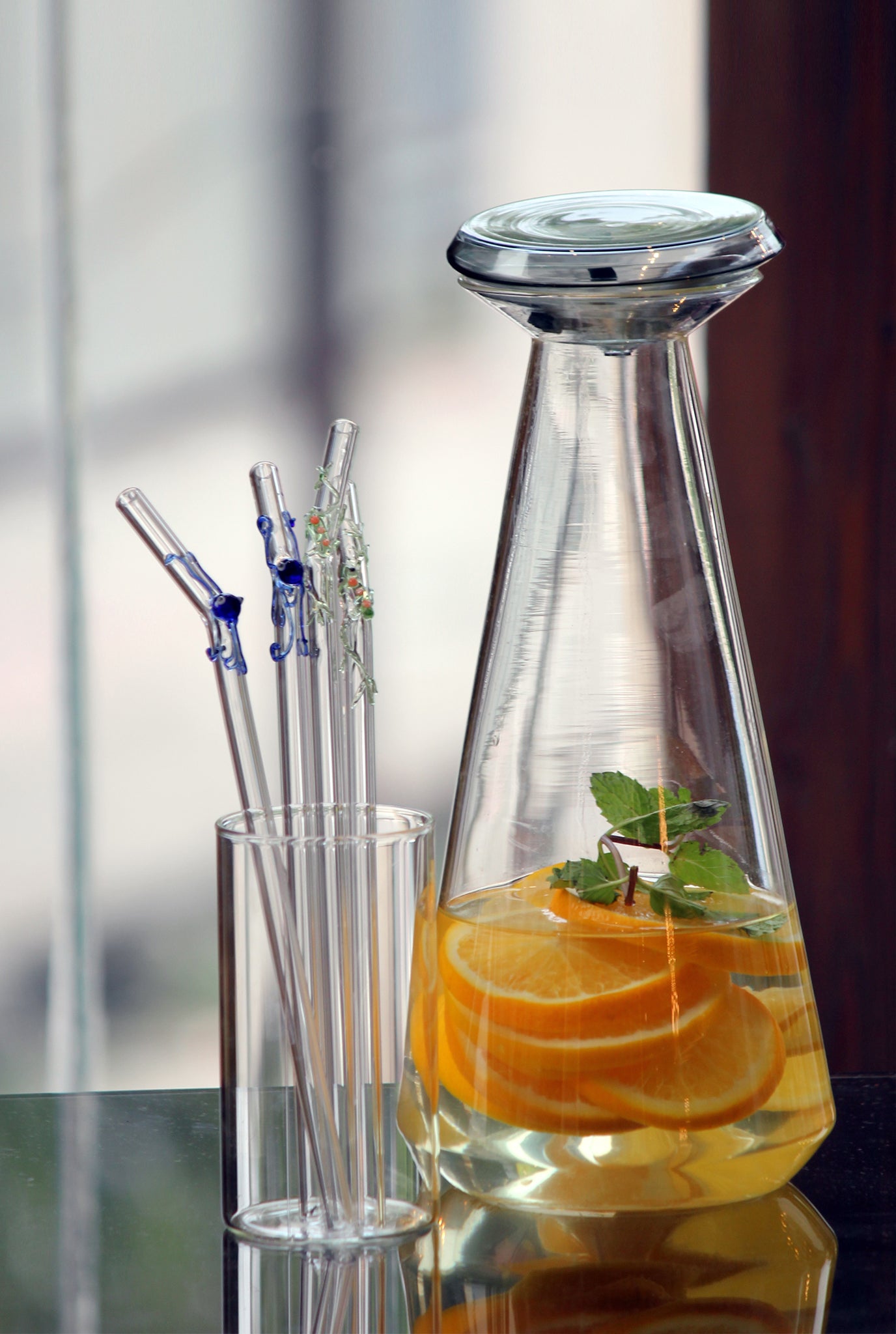 Iris Carafe With Lid