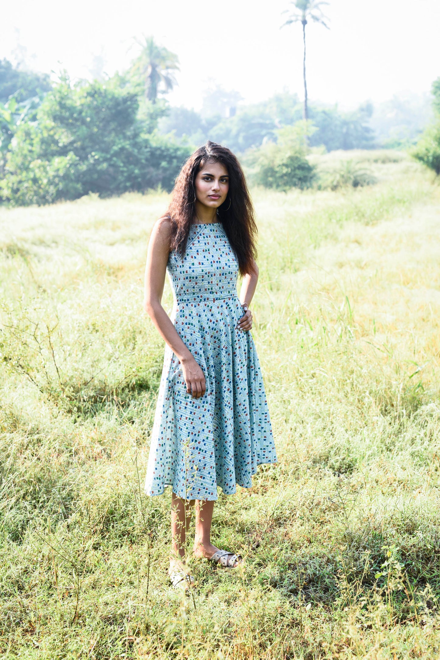 SEA FOAM MAXI DRESS