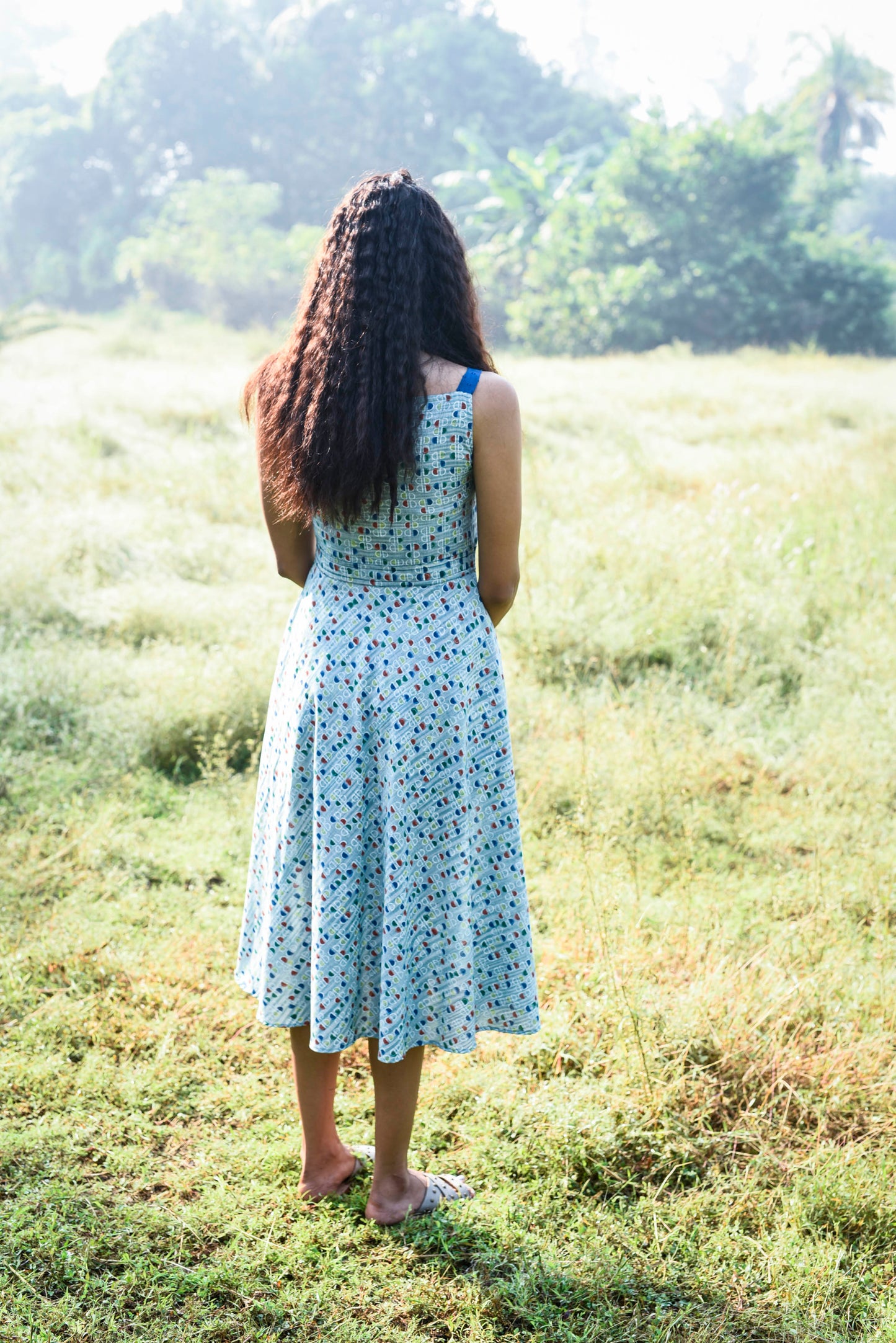 SEA FOAM MAXI DRESS