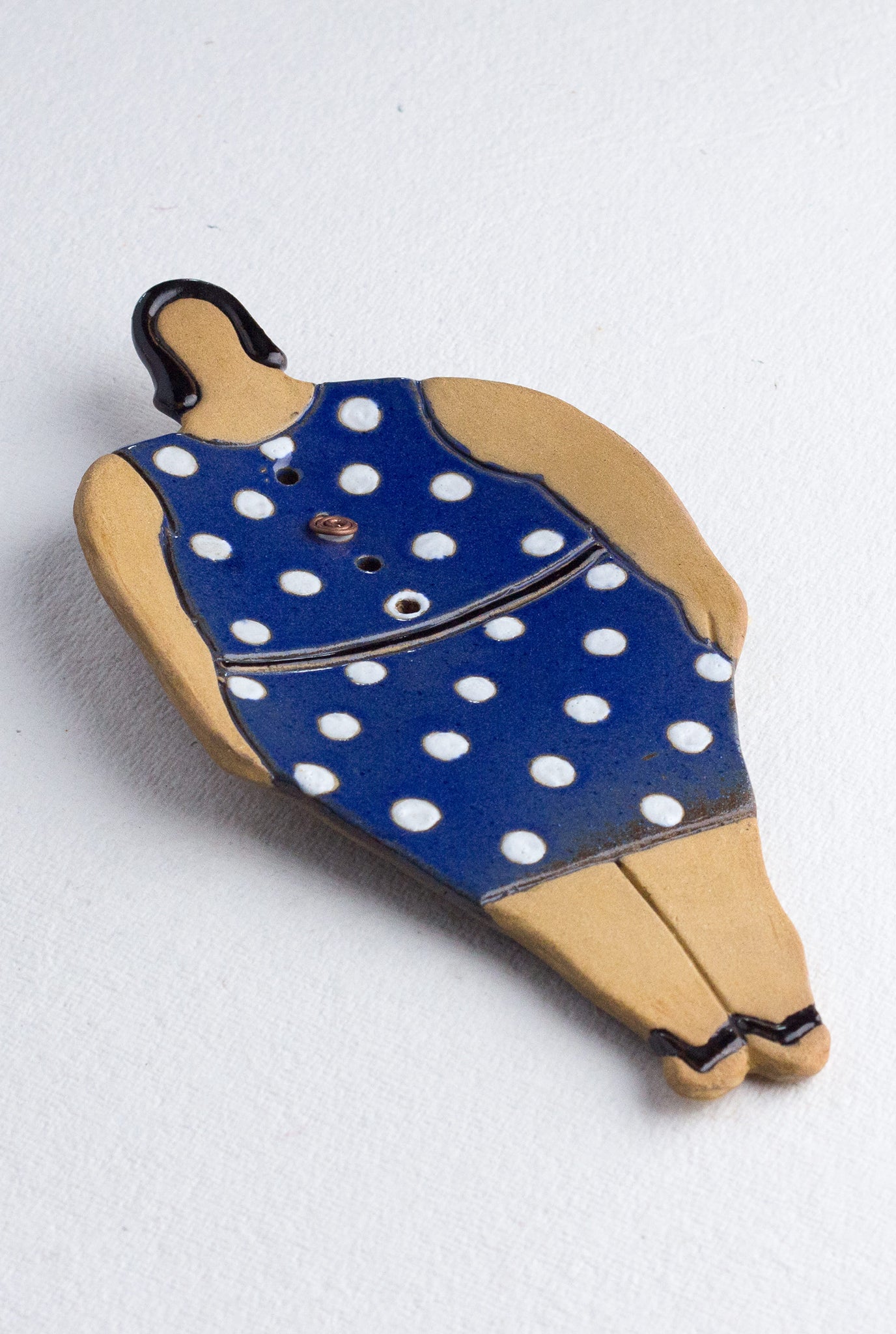 decor-handcrafted-ceramic-handpainted-wall decor-spoon rest