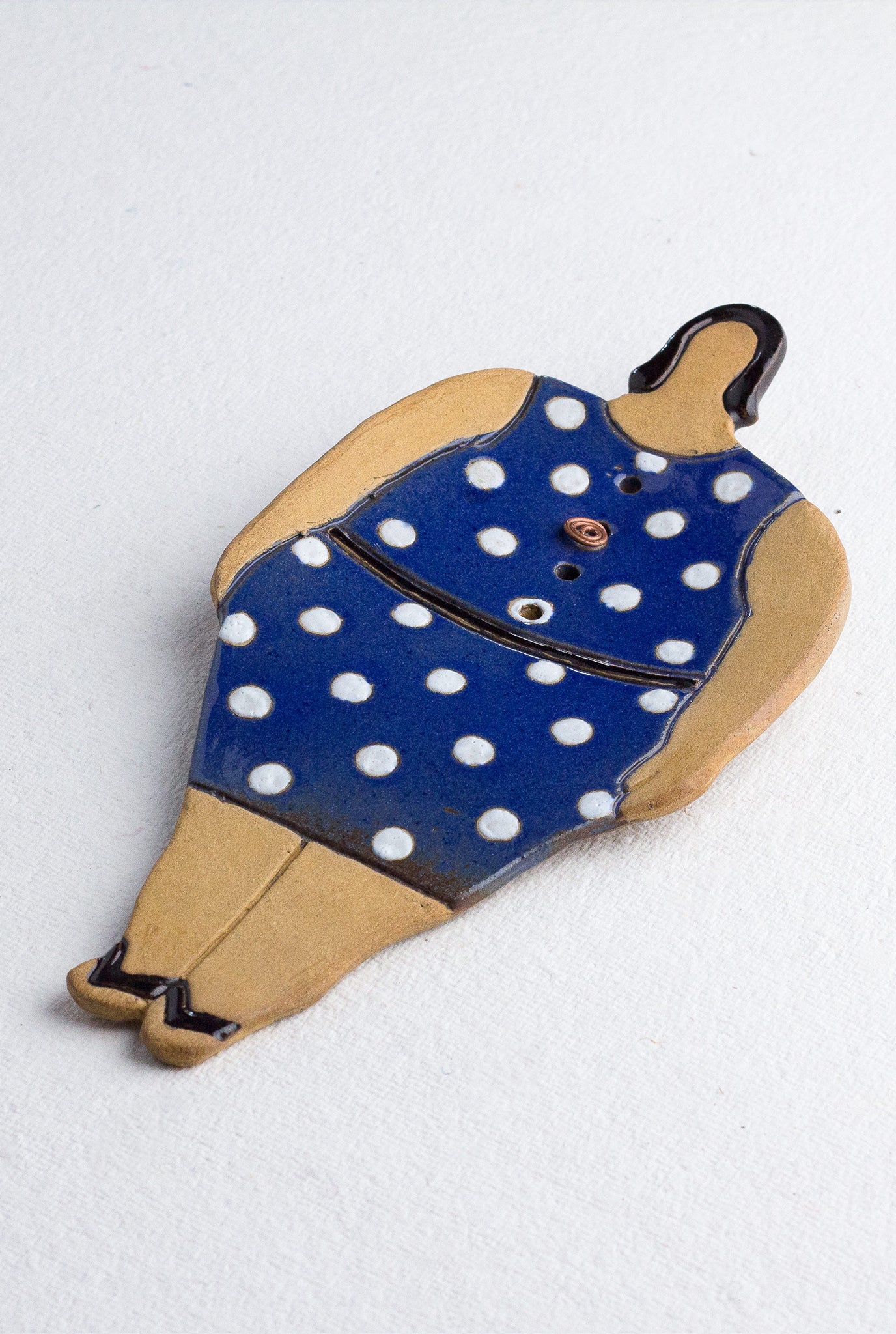 decor-handcrafted-ceramic-handpainted-wall decor-spoon rest