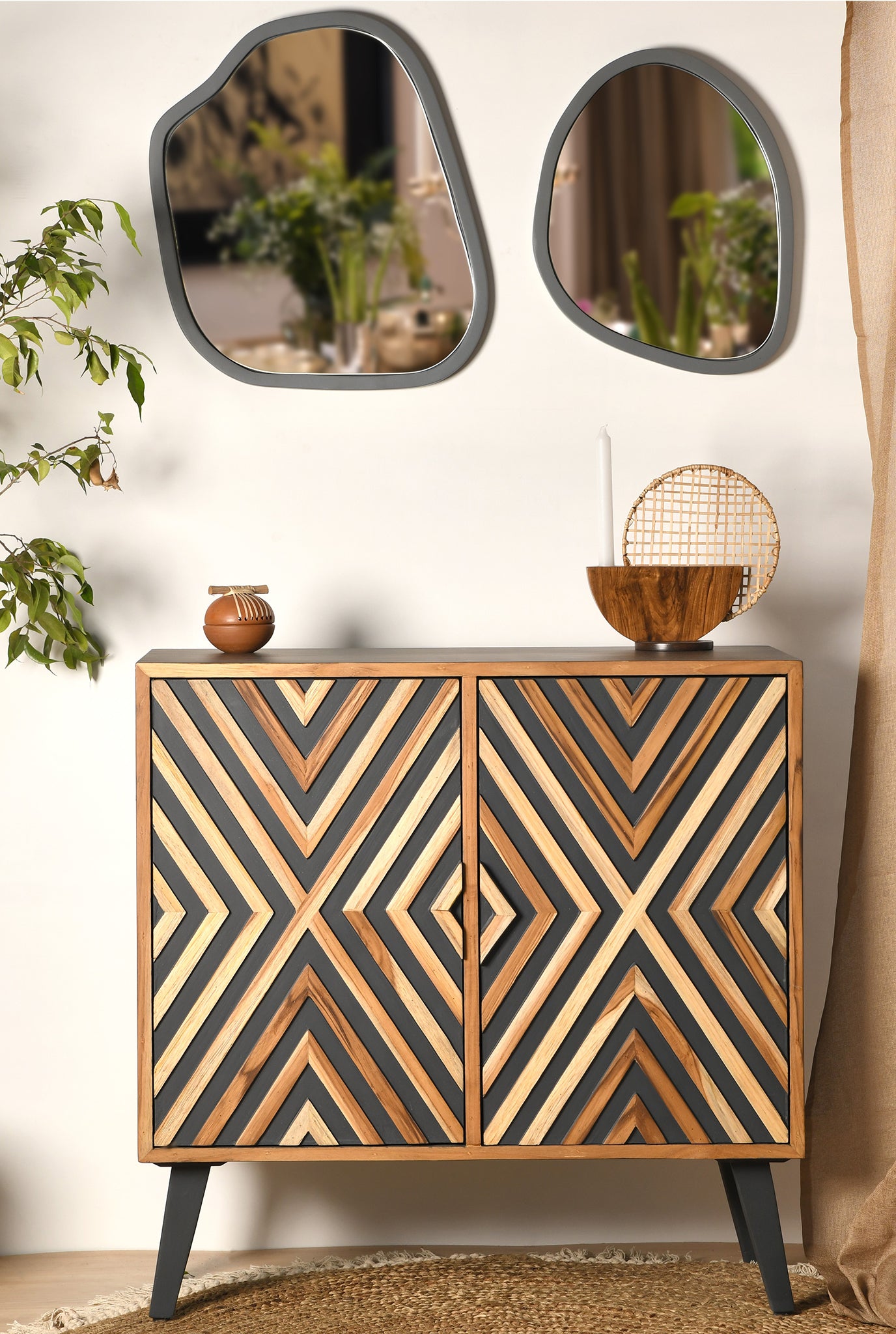 WOVEN STORAGE CABINET (SHIPPING ONLY IN INDIA)