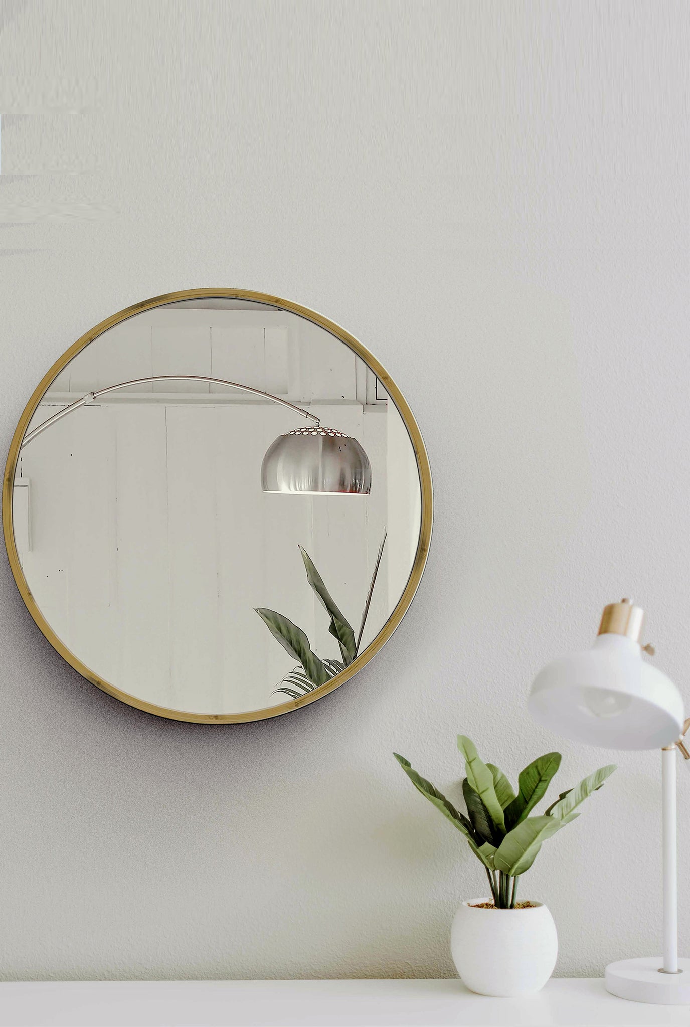 handcrafted-jodi-bamboo frame- mirror-sustainable-round