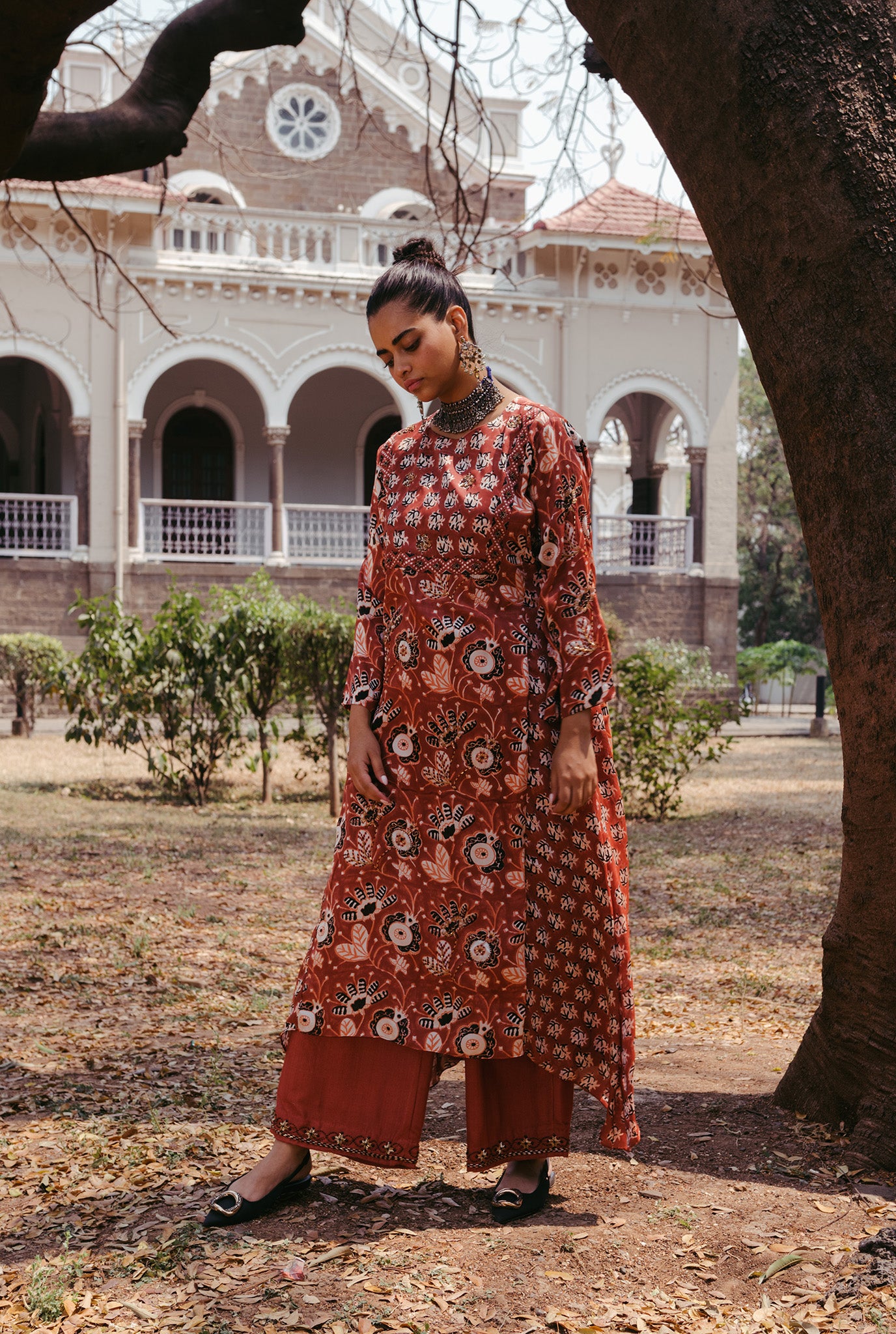 The-Jodi-Life-silk-kurta-set-wedding-festive-handcrafted-sustainable-rustic-hand-blockprinted-embellished-pants