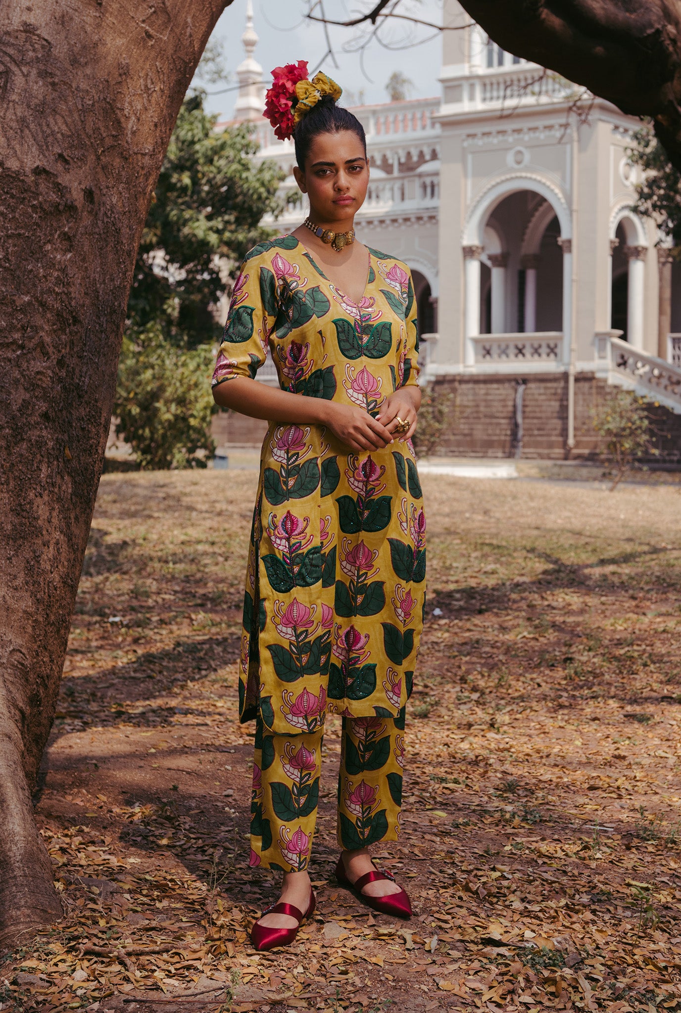 The-Jodi-Life-silk-kurta-set-hand-blockprinted-embroidery-embellished-sequins-festive-handcrafted-sustainable-colourful