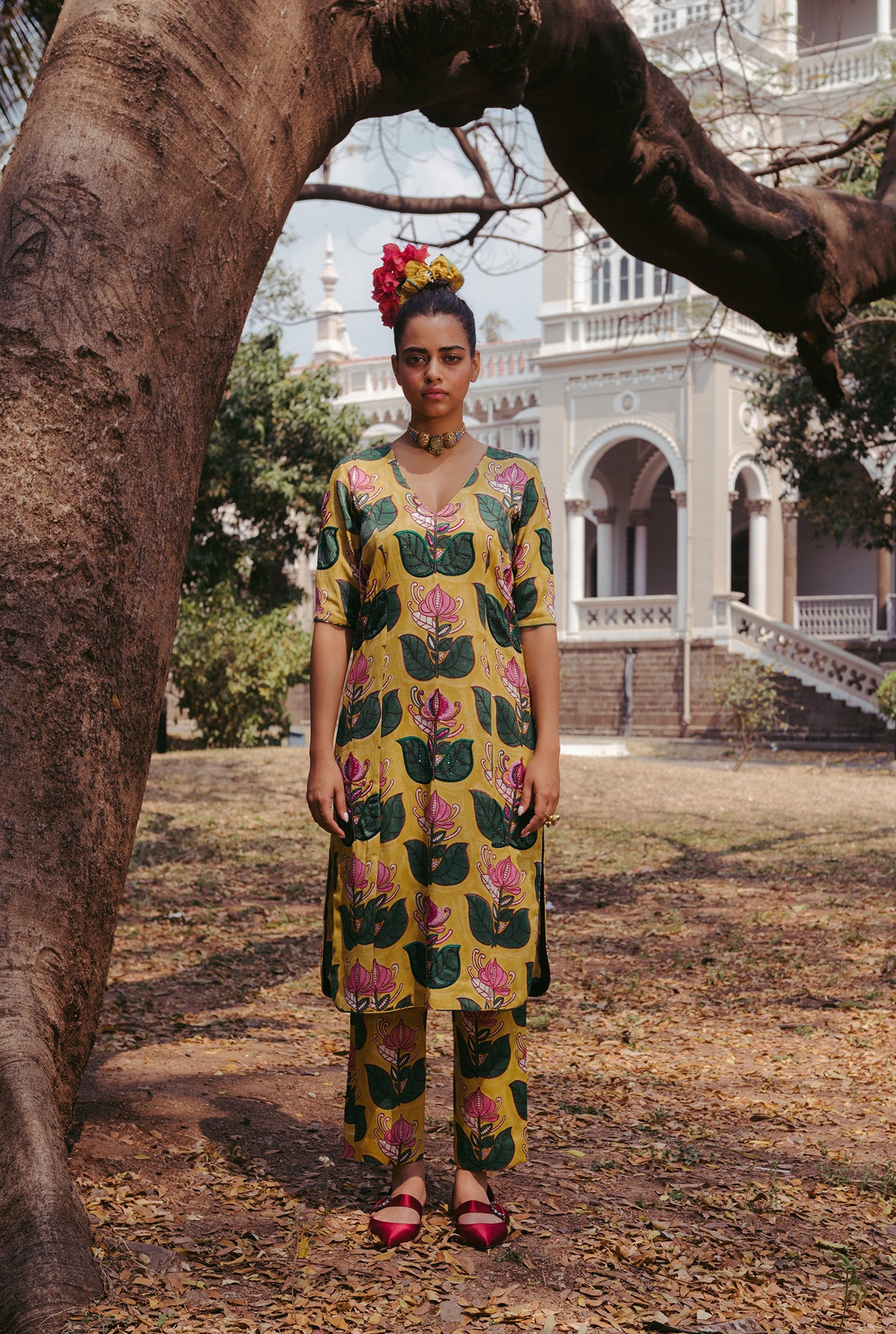The-Jodi-Life-silk-kurta-pants-hand-blockprinted-embroidery-embellished-sequins-festive-handcrafted-sustainable-colourful