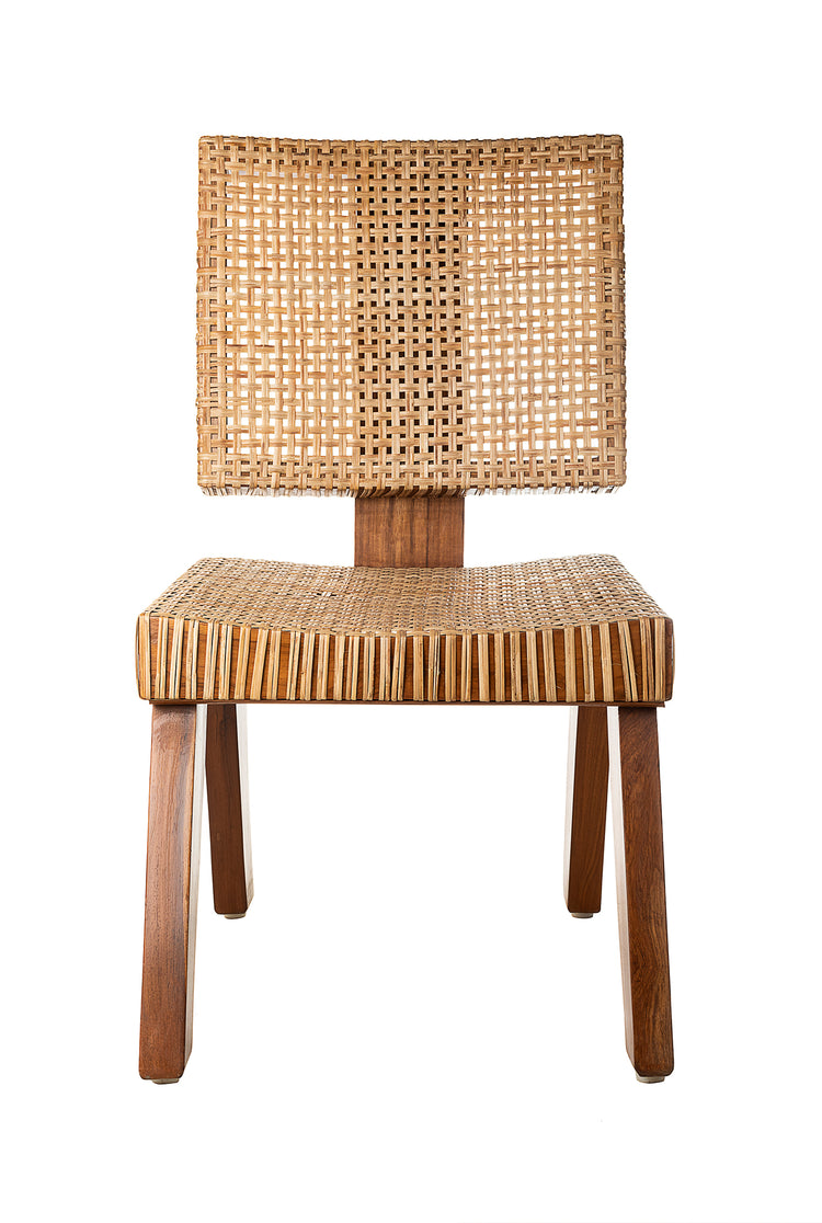 handcrafted-cane weaving-teak wood chair-jodi