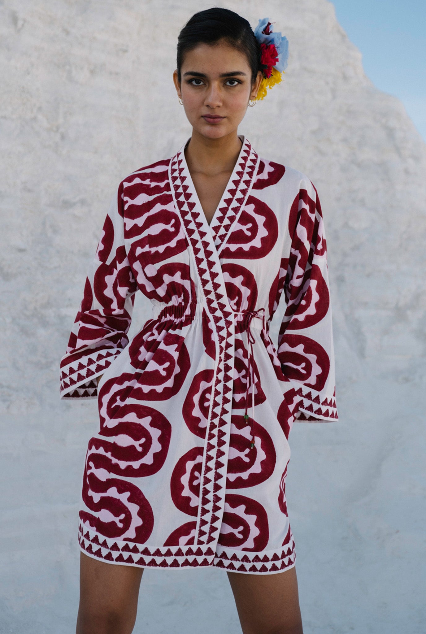 the-jodi-life-handcrafted-handblock-printed-mini-wrap-dress