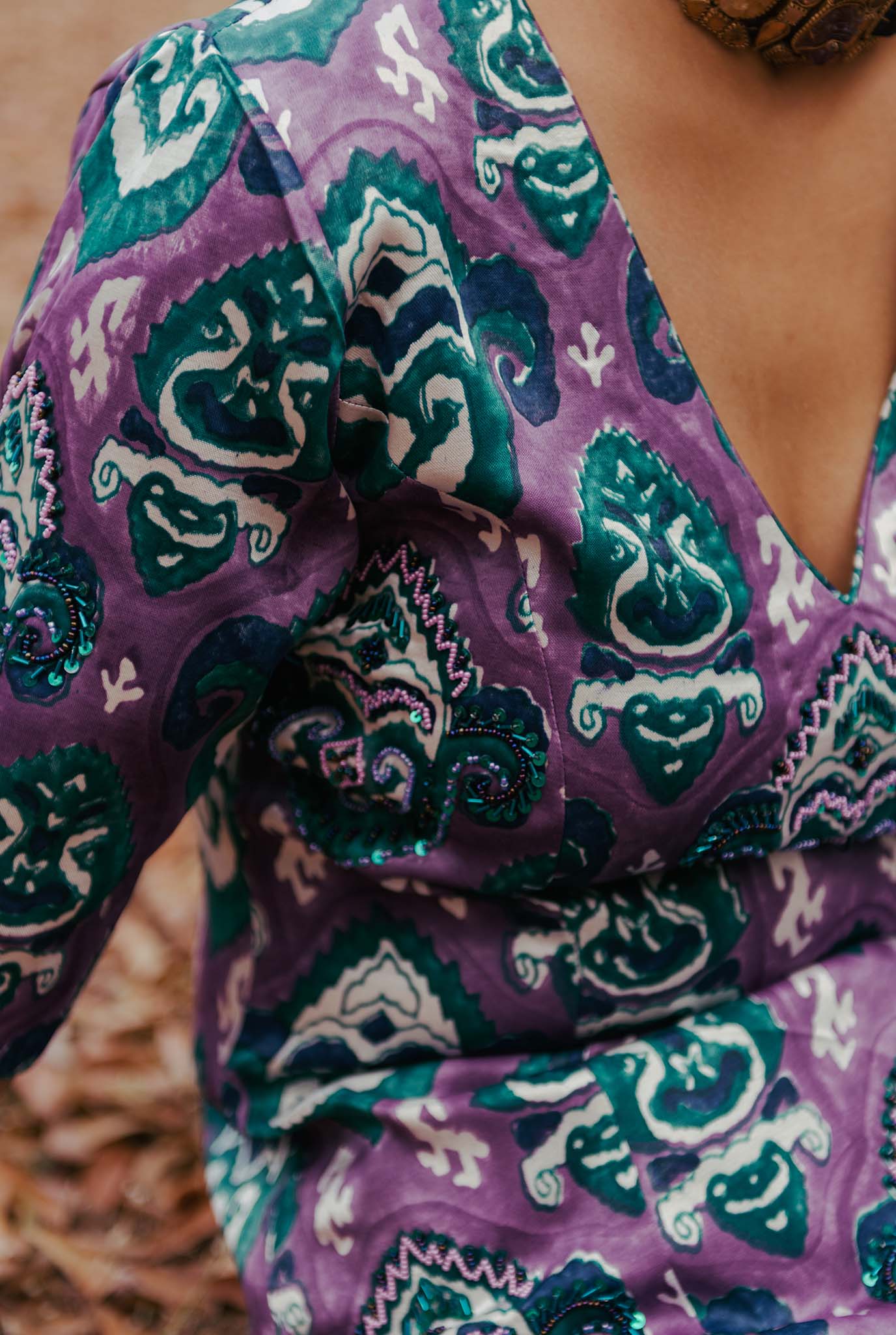 The-Jodi-Life-silk-kurta-set-hand-embroidery-sustainable-handcrafted-v-neck