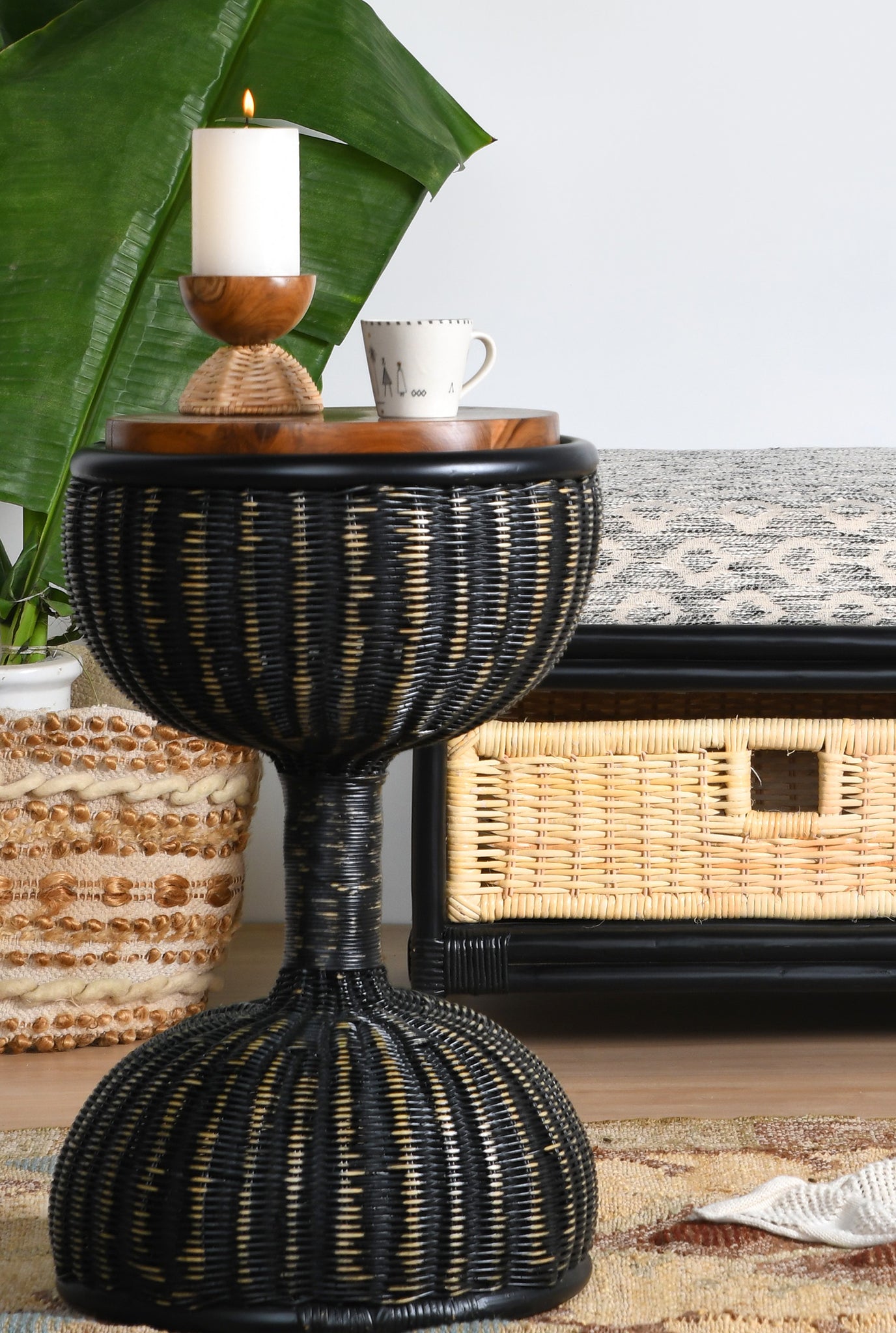 jodi-handcrafted-reusable-sustainable-bamboo-cane-teakwood-table