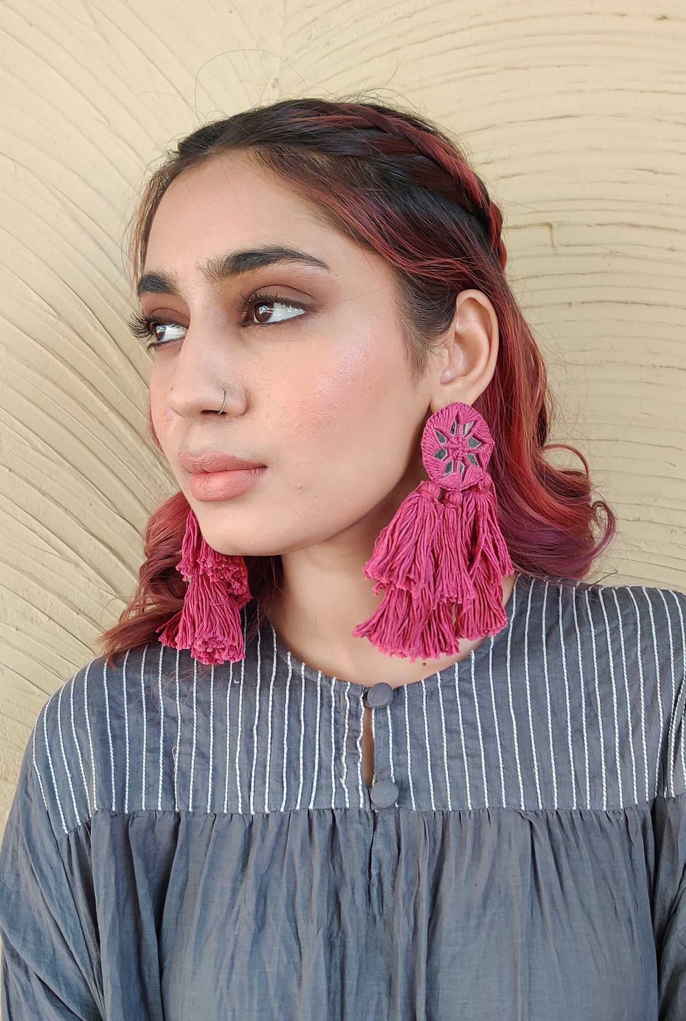 LEHER HANDCRAFTED EARRING
