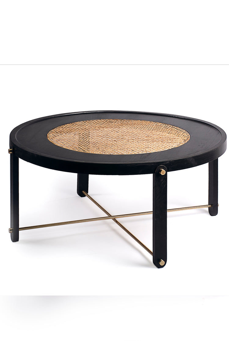 brass accents-cane mesh-side table- coffee table- ash wood-handcrafted-jodi-sustainable