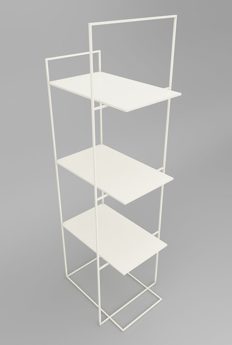 handcrafted- jodi- steel frame-metal storage- open shelf- colour options-organizer-minimal